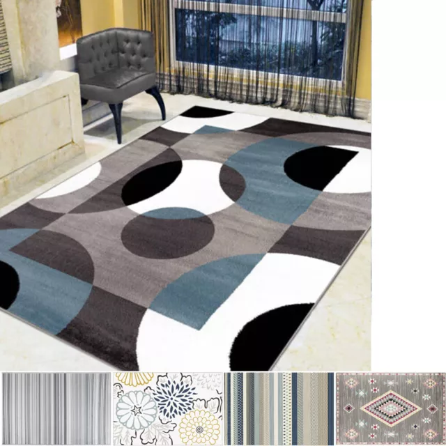 Large Contemporary Area Rugs Living Room Carpet Floor Mats 4x6ft 5x8ft 6.6x9.8ft