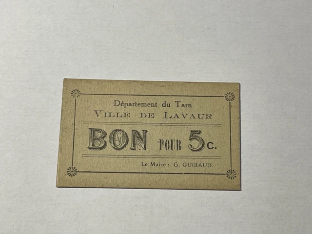 Billet France Chambéry 50 Centimes 1920 SPL Pirot:44-12