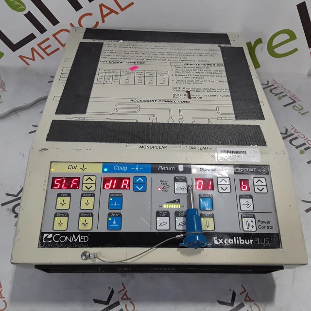 ConMed Aspen Excalibur Plus Electrosurgical Unit