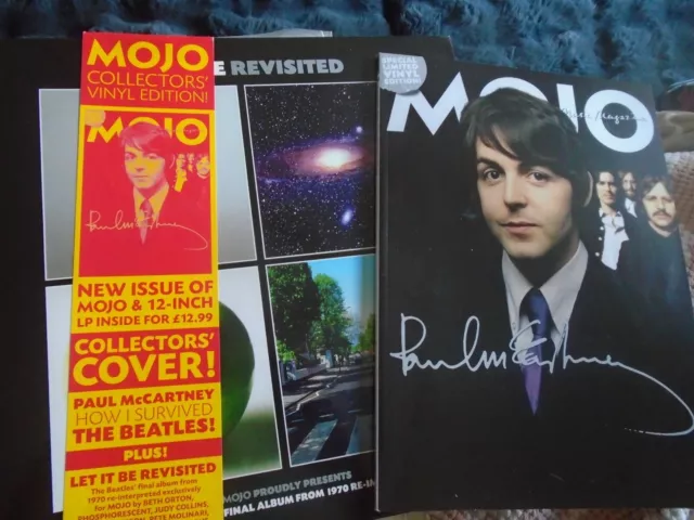 BEATLES Mojo Magazine - Let it Be Revisited VINYL AND MAG Paul McCartney