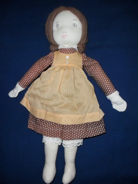 Vintage Holly Hobbie Handmade 20” Cloth Rag Doll 1970's