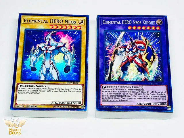 YUGIOH GX! COMPLETE Jaden Yuki Elemental HERO Deck! Neos Knight + Chaos  Neos! $29.99 - PicClick