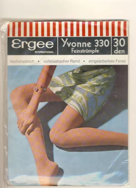 vecchie calze di nylon ERGEE taglia 9 - nylon/calze perline/calze da donna/strade (096