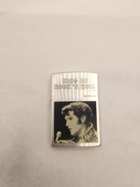 Elvis Presley Zippo Lighter 2000 King of Rock and Roll Official Prod