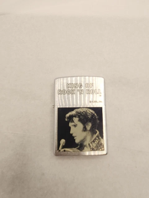 Elvis Presley Zippo Lighter 2000 King of Rock and Roll Official Prod