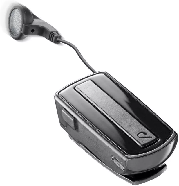 Auricolare Bluetooth CELLULARLINE Roller Clip Headset in-ear Riavvolgibile vibr