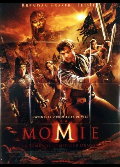 affiche du film MOMIE LA TOMBE DE L'EMPEREUR DRAGON (LA) 120x160 cm