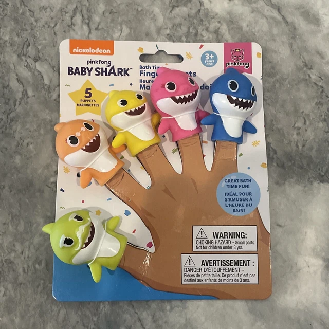 Pinkfong Baby Shark Bath Finger Puppets Walmart Canad vrogue.co