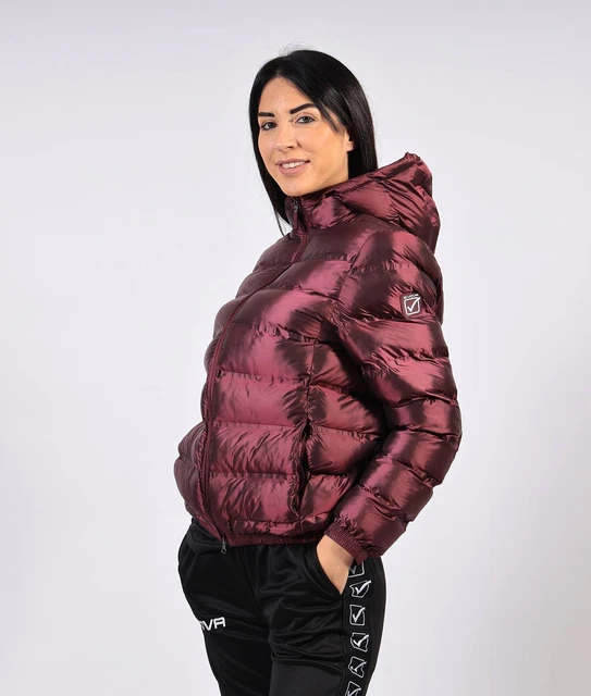 Giubbotto Uomo Donna Piumino Leggero Givova Bratelle Giubbino Cappuccio Granata