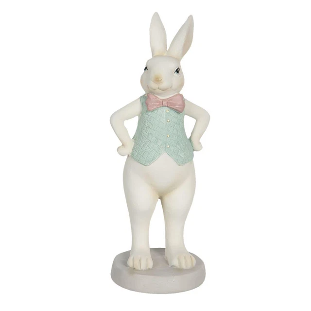Clayre & Eef Coniglio di Pasqua Coniglio Lepre Decorazione Statua Figura 6PR3149