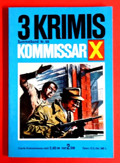 Sammelband Nr. 69 - 3 x Kommissar X mit den Nummern: 505, 506, Auslese Nr. 266