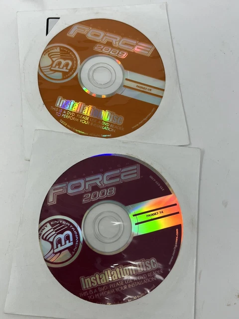 Megatouch force  Edition DVD Video Game discs 2008 2009