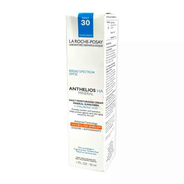 La Roche-Posay Anthelios HA Mineral SPF 30 Daily Moisturizing Cream 1.7oz./50ml