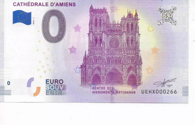 Billet 0 Euro 2018-1 Cathedrale D'amiens