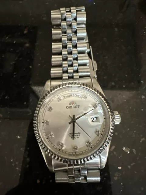 ORIENT PRESIDENT CLASSIC Automatic Sapphire Watch EV0J003W With Original Box 675.00 PicClick