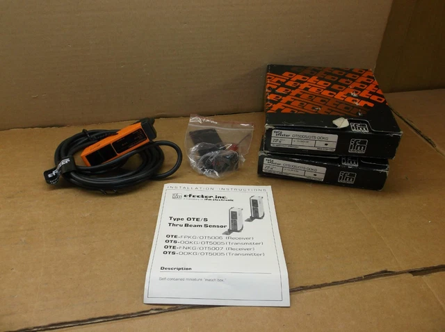 OTS-OOKG IFM Efector Neuf en Boîte Photoélectrique Interrupteur Capteur OT5005