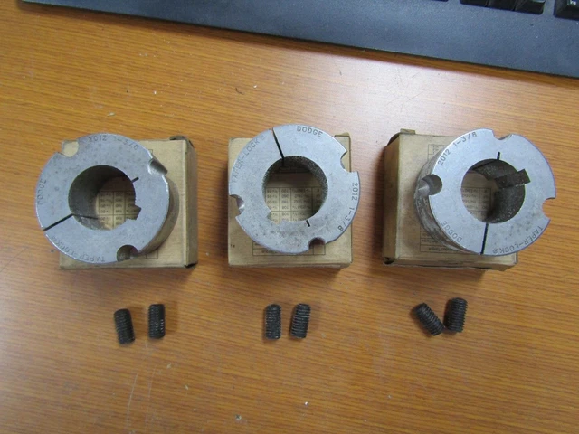 💥3) New Baldor Dodge 2012 X 1-3/8-Kw Taper-Lock Bushing Lot Of 3