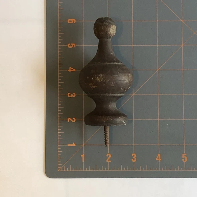 Vintage Wooden Finial Wood