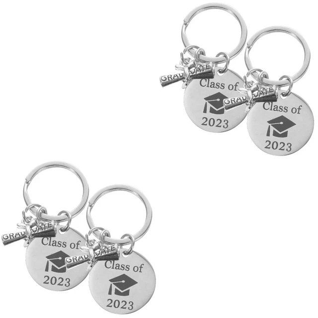 4 PCS PRENCEMENTS THÉS PRENDANTS THÉSANT 2023 Sac à anneau de clés de