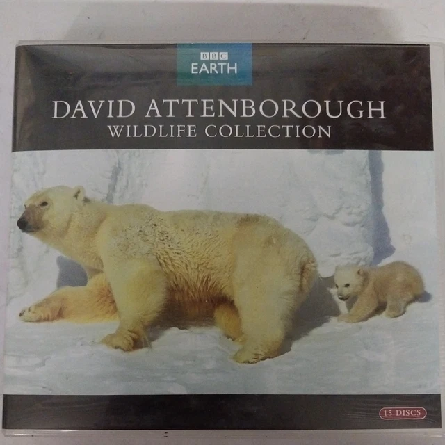 BBC EARTH WILDLIFE Collection DVD 15 Discs David Attenborough Free Post