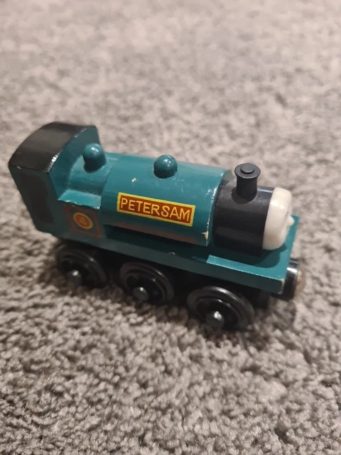 THOMAS WOODEN RAILWAY Train - Peter Sam - Learning Curve BRIO ELC £12. ...