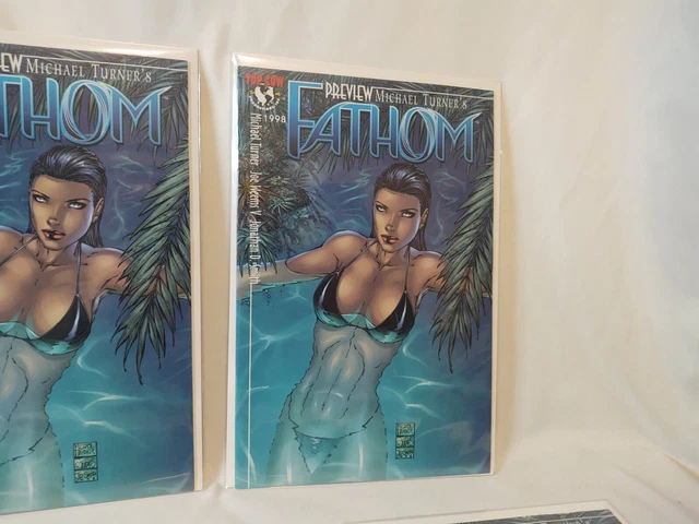 9 Fathom: Preview Special 1st Appearance Michael Turner Top Cow Comic Book 5