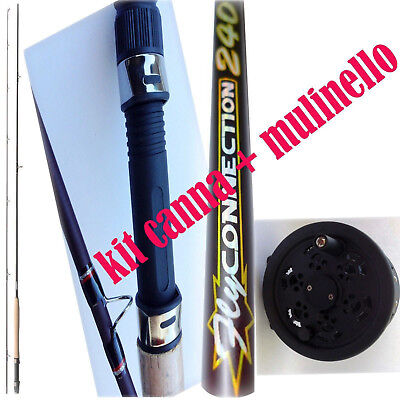 Carson MULINELLO DA MOSCA CODA 5/6 CARSON FLY PESCA TROTA CAVEDANO BASS RACCOGLITORE 
