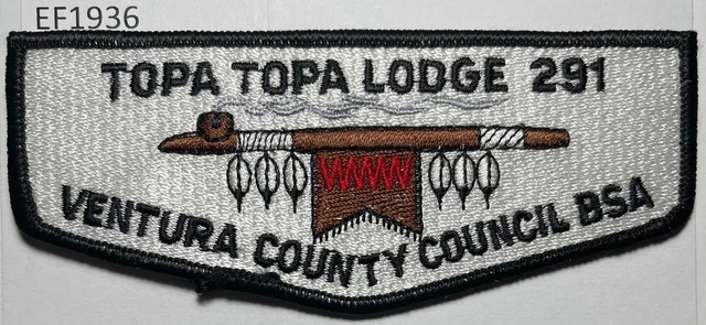 Boy Scout OA 291 Topa Topa Lodge Flap