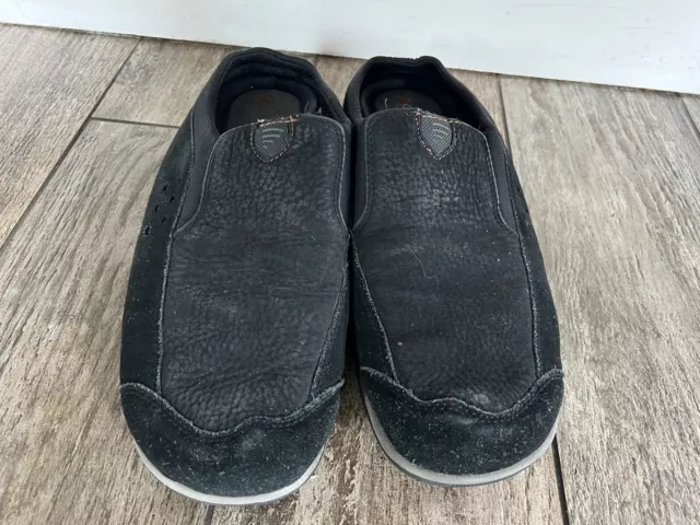Acorn Mens Size 13 black Mule Slip On Slippers 3
