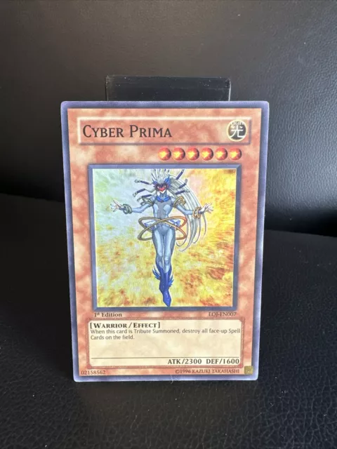 Cyber Prima EOJ-EN007 Super Rare 1st Edition Near Mint Yugioh