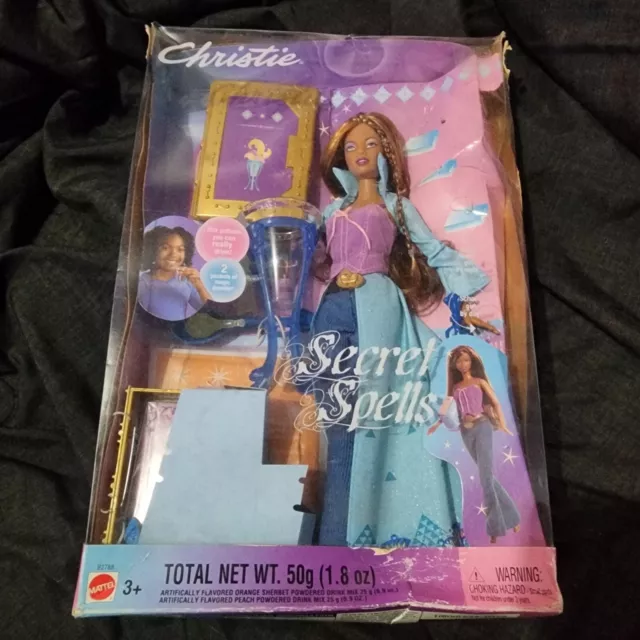 Barbie Magic Spells Christie Doll AA Blue outfit mix potions 2003 Rare NRFB