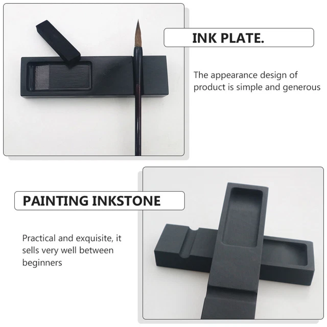 1pc Inkstone Chinesische Kalligraphie Liefert Malerei Tinte Stein 3