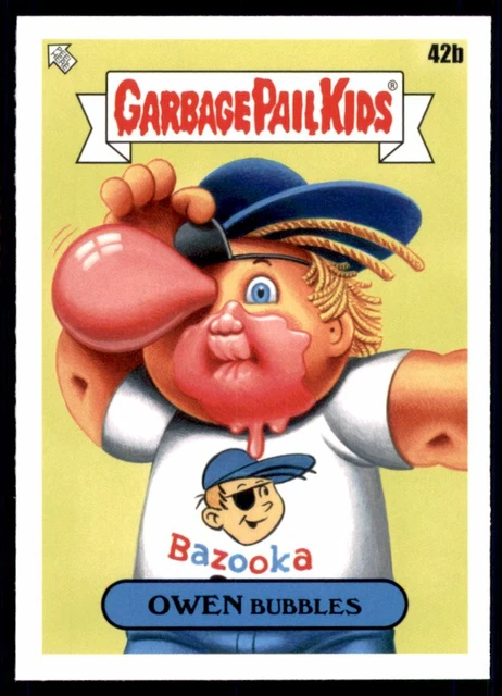 2021 Garbage Pail Kids Food Fight Base #42b OWEN BUBBLES