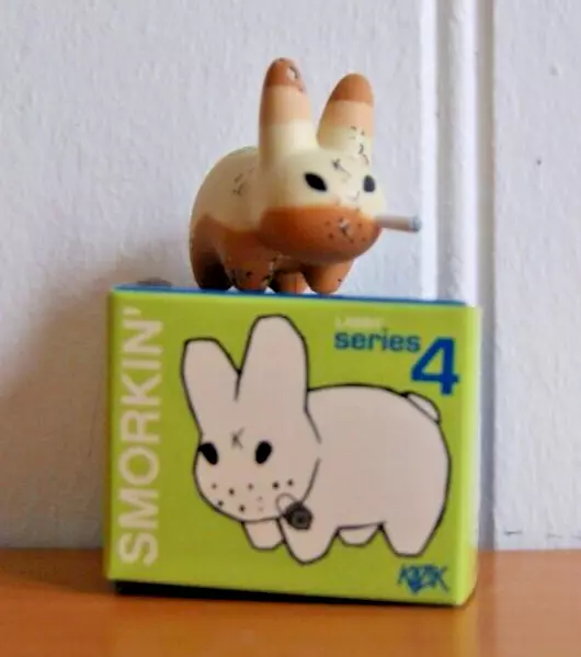 Kidrobot Smorkin' Labbit Desert Camo RARE Vinyl Figure S4 Toy Frank Kozik USA