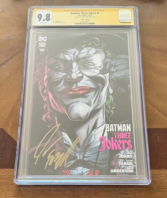 Batman Three Jokers #2 CGC 9.8 SS Jason Fabok DC Comics Variant E Cover