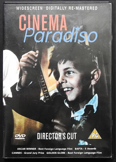 Cinema Paradiso Remastered Director's Cut Widescreen Arrow Films Rated Pg No Reg