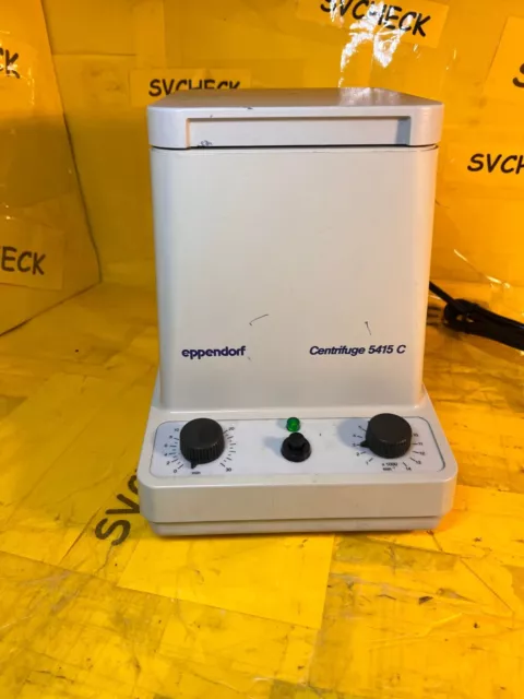 Eppendorf Centrifuge 5415C with Rotor and Lid Tested