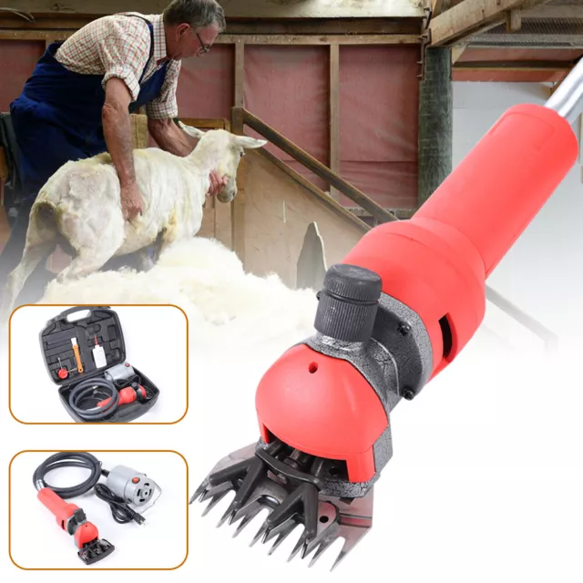 750W Electric Flexible shaft Sheep Goat Shearing Machine Wool Clipper 2400 RPM
