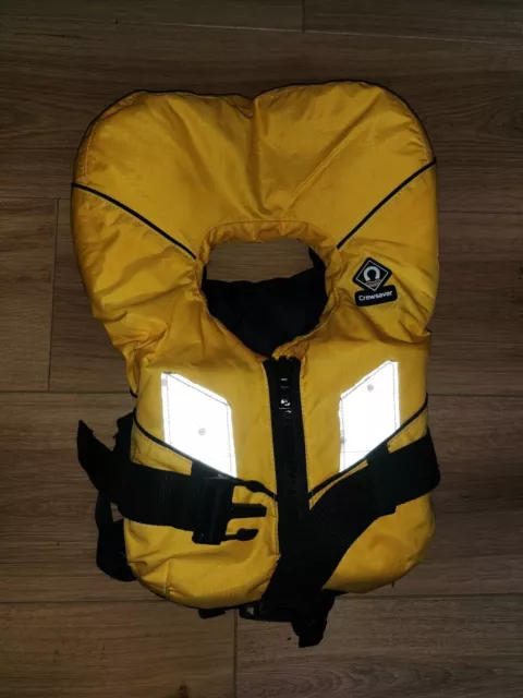 Yellow Kids Crewsaver lifejacket 100, 53-61cm, up to 20kg, 30N 3