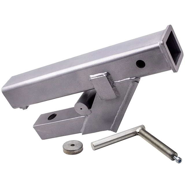 Clamp On Trailer Hitch 2" Receiver Ball Mount for Bobcat Deere Tractor Bucket