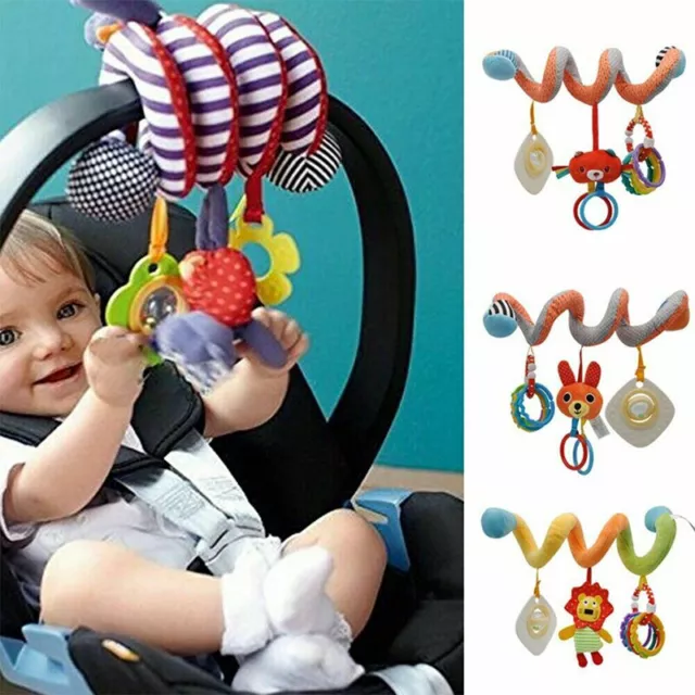 Baby Activity Spiral Hanging Toy Pushchair Pram Stroller Bedding Car Seat Cot AU