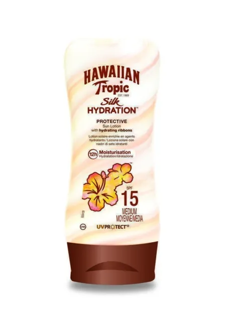 Hawaiian Tropic Silk Hydration Lotion SPF 15 180ml