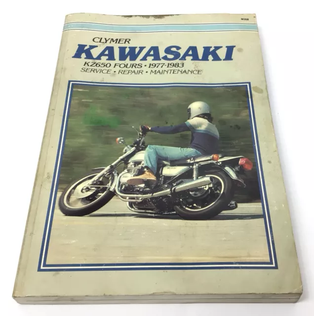 Clymer Kawasaki Service Repair Manual Book KZ650 Fours 1977-1983 (M358)