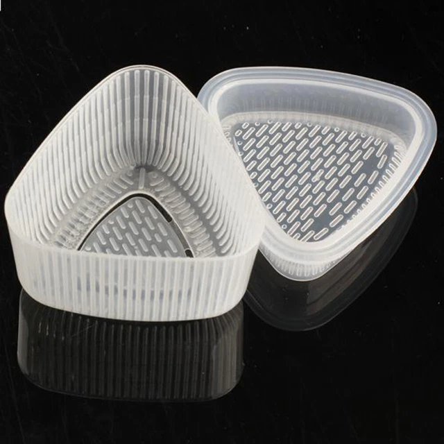 4 pz Strumenti da cucina per sushi triangolari fai da te piatti antiaderenti per bambini Bento