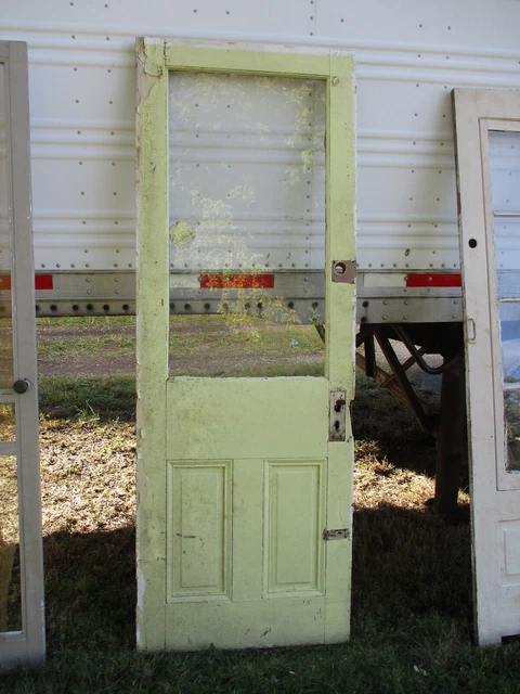 DOOR 12: Antique Victorian Wood Door   29 3/4"W x 82 1/2"H