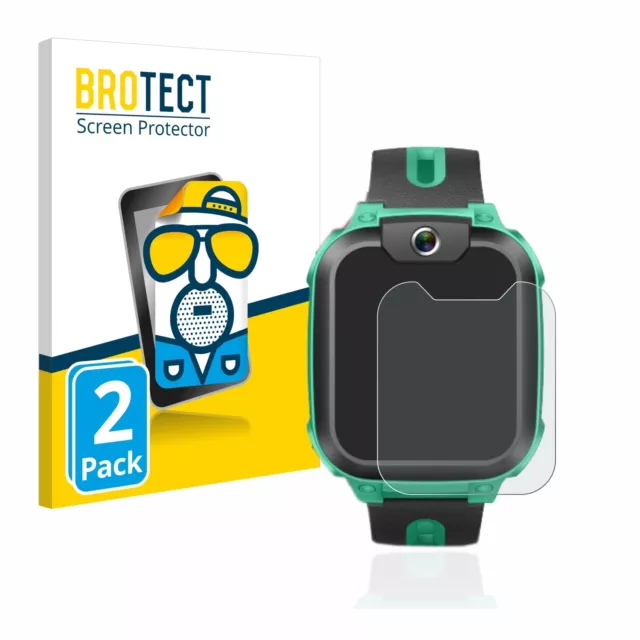 2x lámina protectora reflejada para Imoo Watch Phone Z1 mate antirreflectante