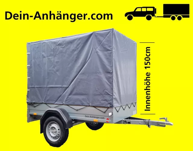 STEMA PKW Anhänger OPTI 750 Kg mit Plane 13Zoll 100KM/H Freig. 201x108x150cm STEMA PKW Anhänger OPTI 750 Kg mit Plane 13Zoll 100KM/H Freig. 201x108x150cm