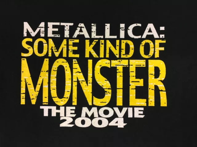 Vintage Metallica Some Kind of Monster Shirt Adult LARGE Movie 2004