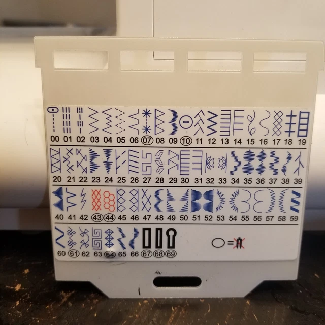 SINGER 7466 SEWING Machine stitch chart guide 14.95 PicClick