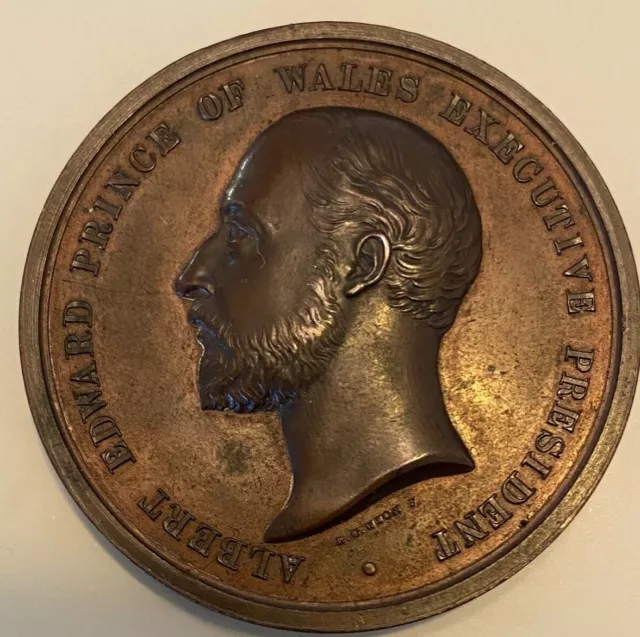 Colonial and Indian exhibition medal 1886 Wyon in bronze